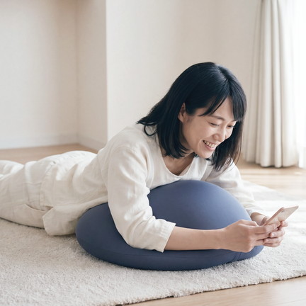 雲にさわる夢クッション
