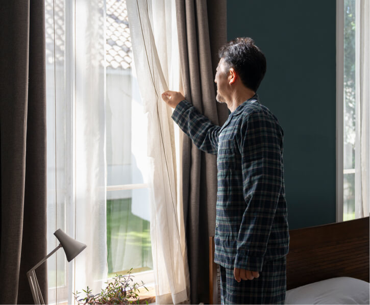 最初は半信半疑だったが今ではこれがないと眠れないというレビュー写真